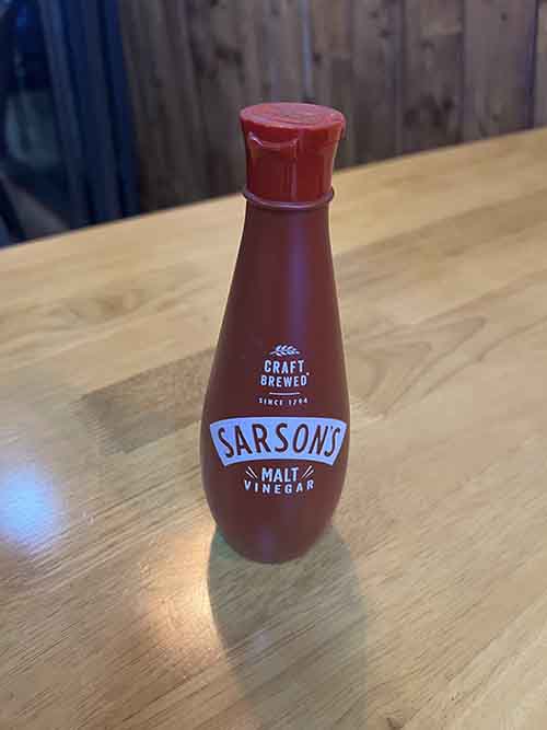 Sarsons Vineger Bottle 