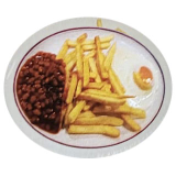 Egg, Beans & Chips